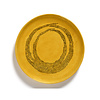 Serveerschaal 35 cm Feast Ottolenghi geel met zwarte stipjes