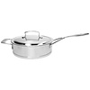 Demeyere Lage sauteuse / sauteerpan 24 cm Silver met dubbelwandig deksel