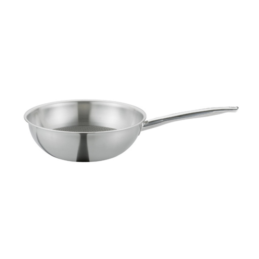 Wok / Wokpan 28 cm Vulcano Cut Resist met steel-1