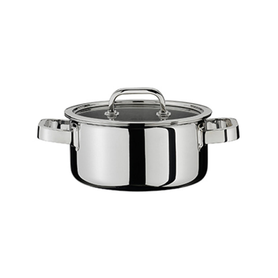 Lage kookpot 20 cm Finesse 2+met deksel-1