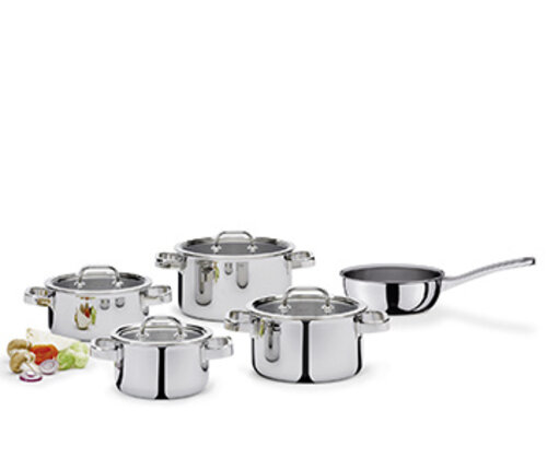 Spring Starterset Finesse 2+  5-dlg. 4 kookpotten en 1 sauteuse 