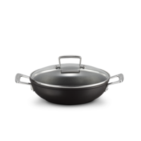 Provencaalse sauteerpan 28 cm met glasdeksel Anti-Aanbak