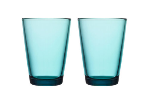  Iittala Set van 2 bekers Kartio zeeblauw 40 cl 