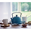 Beka Cookware Theepot gietijzer Juna Ocean blauw 1 liter