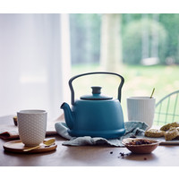 Theepot gietijzer Juna Ocean blauw 1 liter