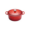 Le Creuset Stoofpot 20 cm rood met deksel gietijzer fonte