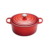 Le Creuset Stoofpot 26 cm rood met deksel gietijzer fonte