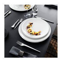 thumb-Plat bord 27 cm NewMoon wit-3