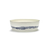 Slakom 28.5 cm Feast Ottolenghi wit met blauwe swirl