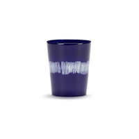 thumb-Theekop Feast Ottolenghi 33 cl blauw met witte swirl-1