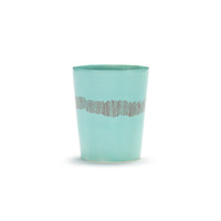 thumb-Theekop Feast Ottolenghi 33 cl turquoise met rood-1