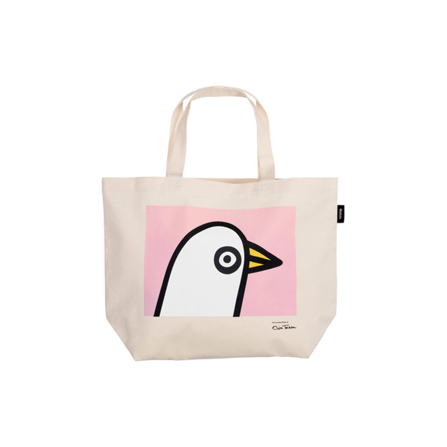 Canvas tas 50x38 cm Birdie roze-1