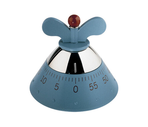  Alessi Keukentimer Michael Graves rvs blauw 