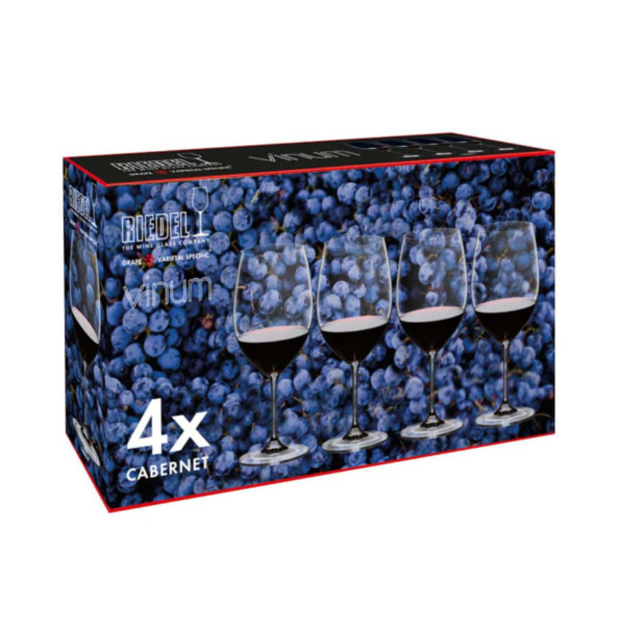 Riedel Vinum Cabernet Sauvignon/Merlot (Bordeaux) - 4 Pack