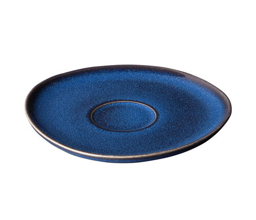  Villeroy & Boch Ondertas, schotel voor koffiekop of koffietas, Lave bleu / blauw, 15 cm 