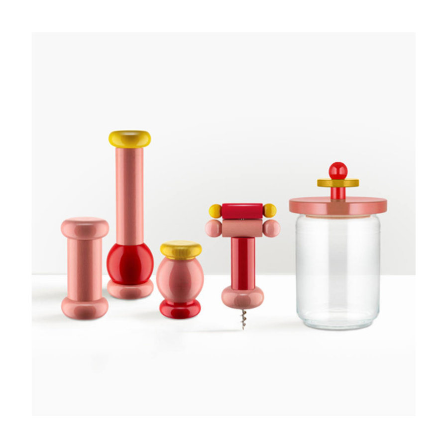 Voorraaddoos roos hout 100  cl-3