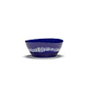 Grote bowl 17 cm Feast Ottolenghi blauw met witte swirl