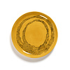 Serax Dessertbord 22.5 cm Feast Ottolenghi geel met zwarte stippen