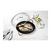 Beka Cookware Ovale vispan antikleef met glasdeksel 39x33 cm