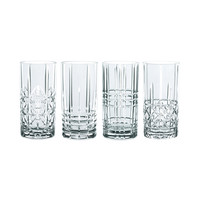 Set 4 hoge bekers kristal Highland / longdrinkglazen Highland