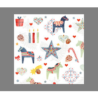 Servetten Kerstmis -  Scandic Joy 33x33 cm