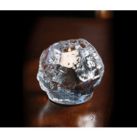 thumb-Sfeerlichtje kristal snowball sneeuwbal 7 cm-1