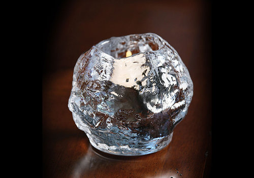  Kosta Boda Sfeerlichtje sneeuwbal snowball kristal 7 cm 