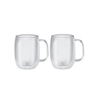 thumb-Set van 2 dubbelwandige koffieglazen met oor Sorrento 35 cl-2