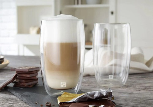  Zwilling Set van 2 dubbelwandige latte macchaitoglazen Sorrento 35 cl 