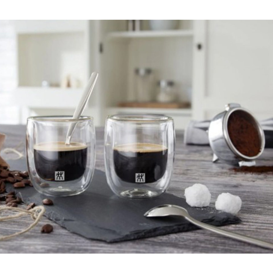 Set van 2 dubbelwandige espressoglazen  Sorrento 8 cl-1