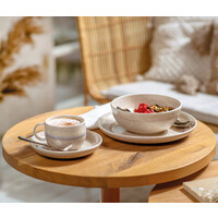 thumb-Koffiekop / Kop Perlemor Sand beige-2