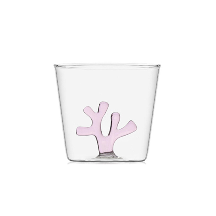 Beker Coral Reef glas 35 cl coral roze-1