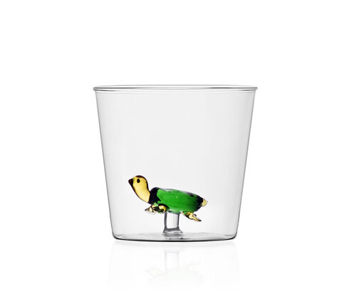  Ichendorf Milano Glas Animal Farm glas 35 cl groene schildpad 