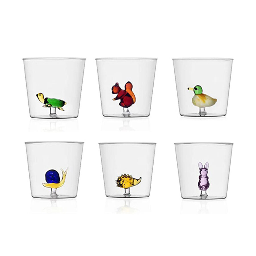 Beker Animal Farm glas 35  groene schildpad-3