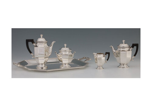  Christofle Koffieservies / Theeservies Villars 5 stuks 