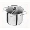 Soepketel / Pastapot / Aspergepot 24 cm 8 liter met glasdeksel