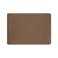 thumb-Placemat kunstleder bruin chocolade  46x33 cm-1