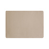 Placemat kunstleder stone beige  46x33 cm