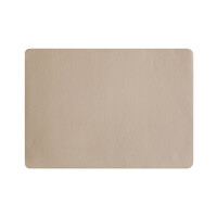 thumb-Placemat kunstleder stone beige  46x33 cm-1