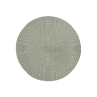Ronde placemat Circle recycled groen 38 cm diam.