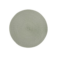 Ronde placemat RE:Circle recycled  sea salt groen 38 cm diam.