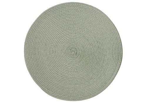  ASA Selection Ronde placemat Circle recycled sea salt groen 38 cm diam. 