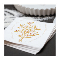 Set van 20 servetten 33x33 cm maretak