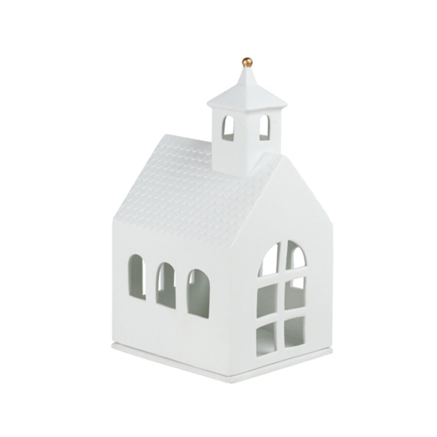 Kapel wit porselein - biscuitporselein - hoogte 22.5 cm-1