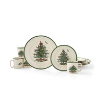 thumb-Suikerpot Christmas Tree met deksel faience-2