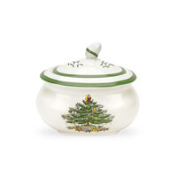 thumb-Suikerpot Christmas Tree met deksel faience-1