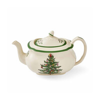 thumb-Theepot  Christmas Tree met deksel faience 1.28 L-2