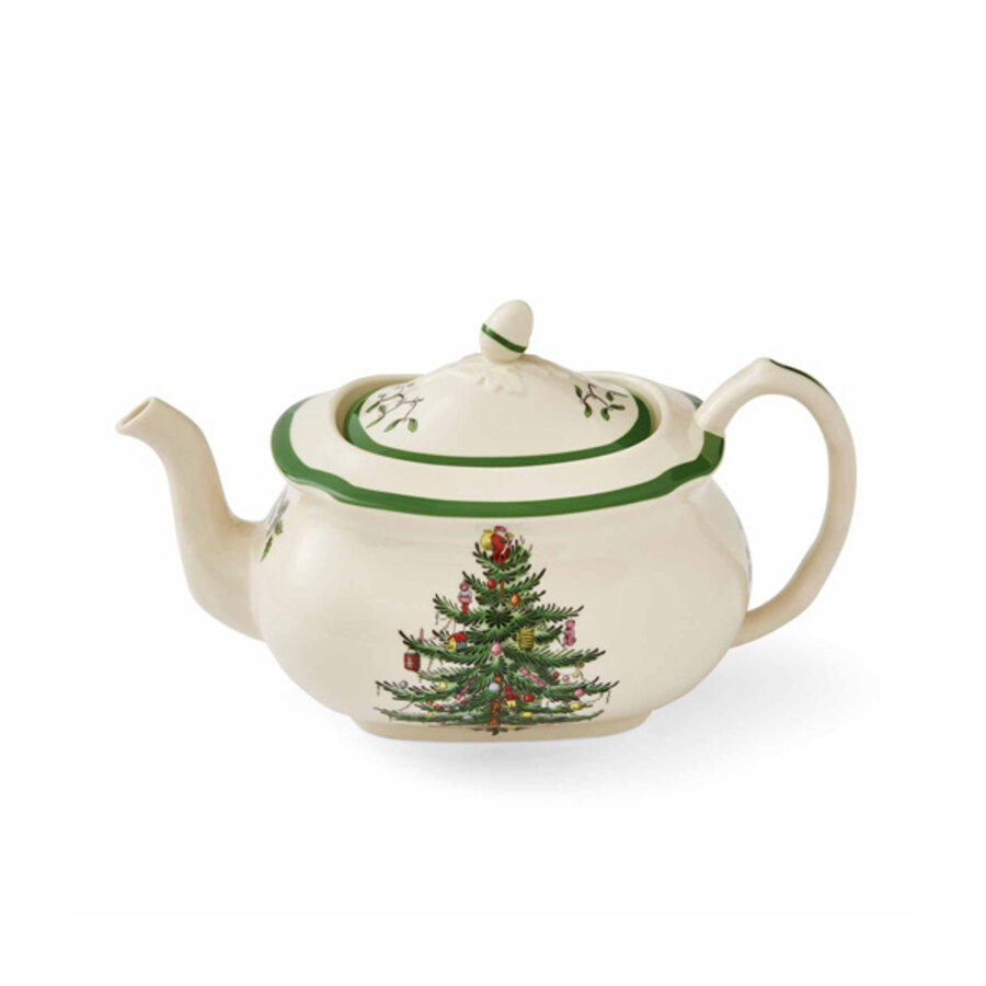 Theepot  Christmas Tree met deksel faience 1.28 L-2