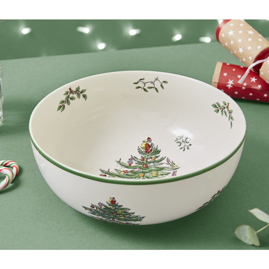 Slakom / Serving bowl  Christmas Tree faïence 24.5 cm-1