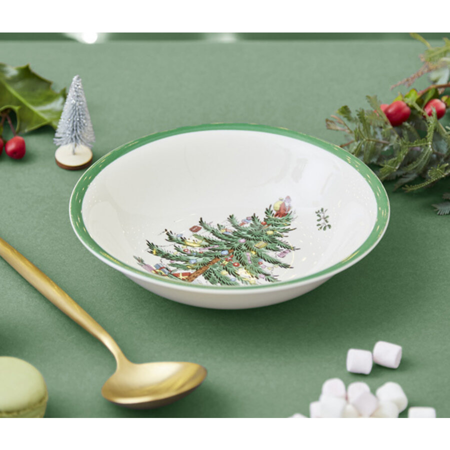 Dessertschaaltje / cereal bowl Christmas Tree faïence 15 cm-1